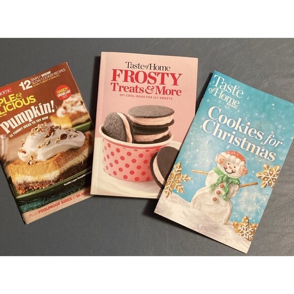 Taste of Home Cookbooks 3 Frosty Treats Cookies For Christmas Slow Cooker Recipe - Picture 1 of 11